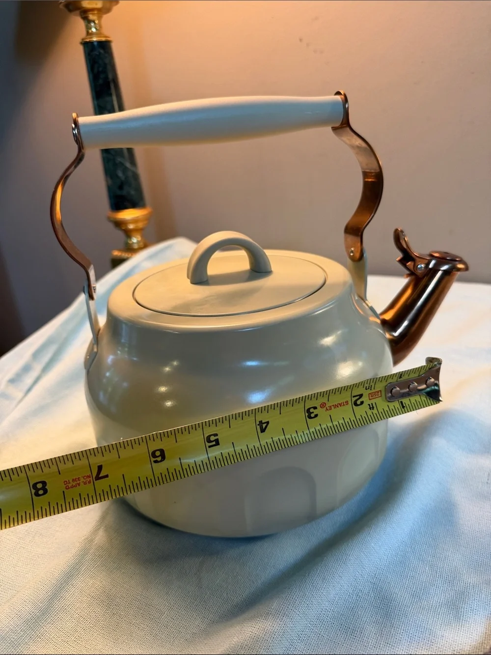 Hearth& Hand Magnolia Stainless whistling tea pot 🫖 kettle sage green